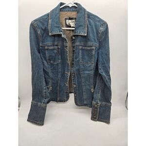 New Ladies Live a Little Jeanjacket Size Large